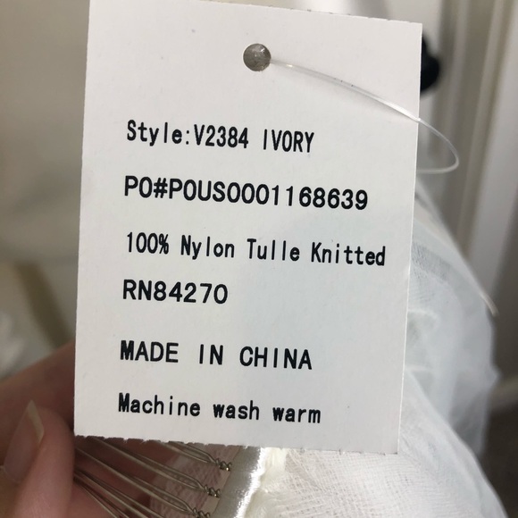 David’s Bridal Strapless High-Low Wedding Dress 6 - Picture 7 of 9